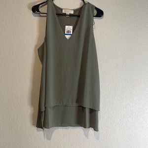 Michael Kors Green tank Blouse